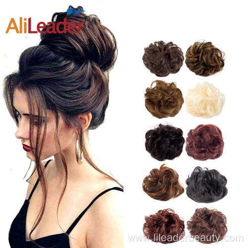 Synthetic Chignon 10 Colors Hair Accessories For Women